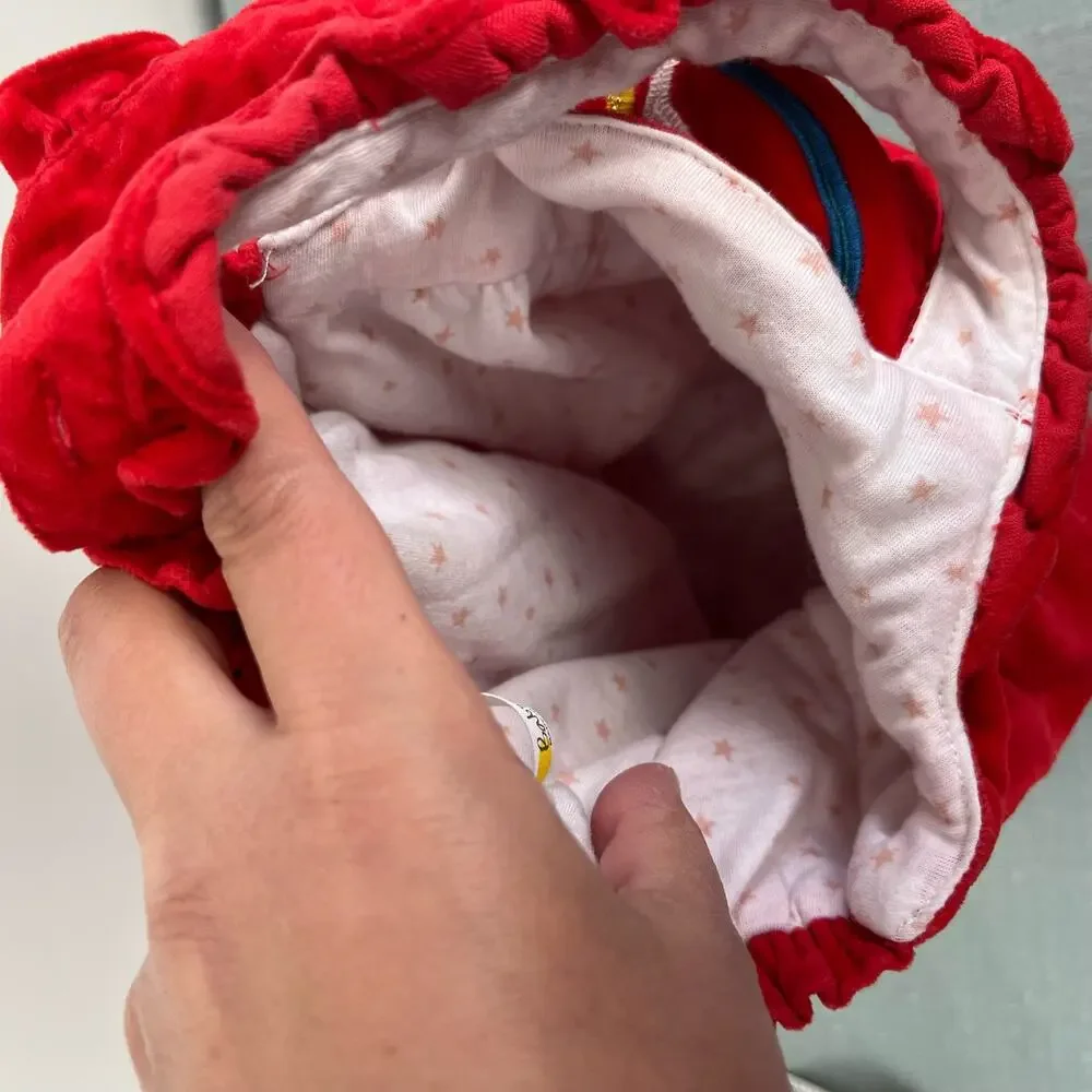 Mini Boden Polish Red Velvet Rocking Horse Romper 18-24 Months - Picture 4 of 8